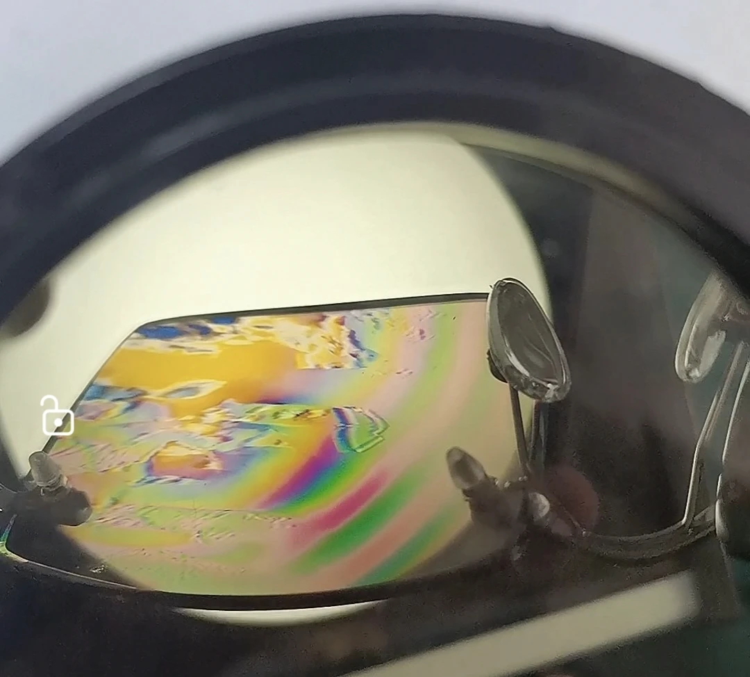 东海纯天然石头镜，冰山彩山水画八百弯高清高透养眼润目各款定制