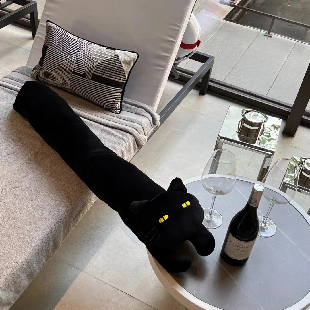创意长条猫咪公仔抱枕毛绒玩具送女生闺蜜生日礼物礼品玩偶手工