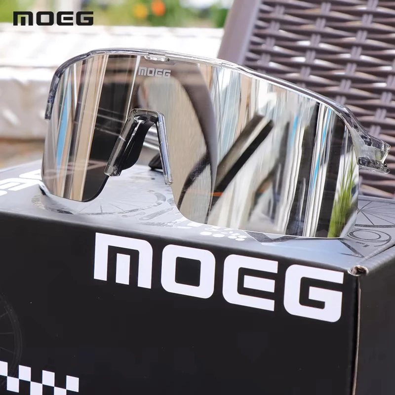 魅骑MOEG骑车眼镜太阳护目镜自行车男女运动半框眼镜防风跑步户外