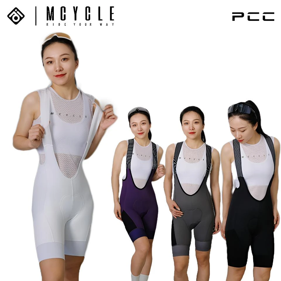 魅骑mcycle骑行背带短裤男女自行车公路车夏季海绵裤垫短裤男士