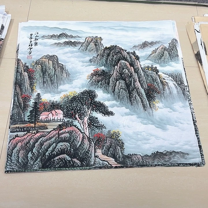 书法国画作品欣赏。国画