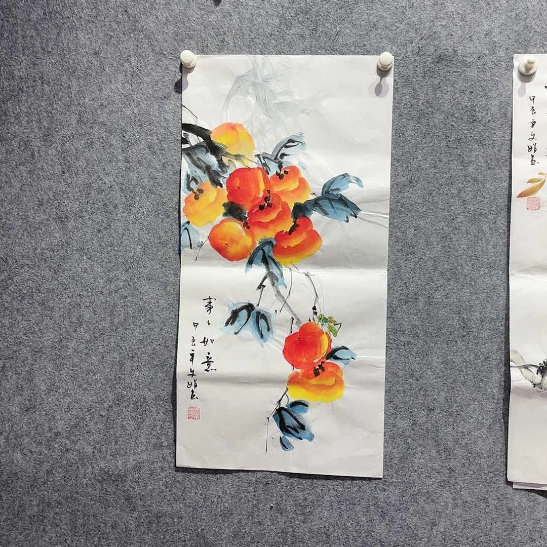 书法国画作品展。国画作品1