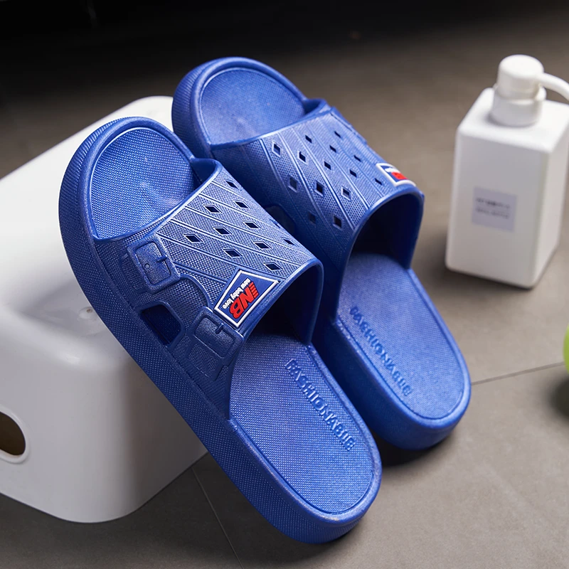夏季新款拖鞋男士户外外穿厚底耐磨居家家用洗澡防滑浴室凉拖鞋男