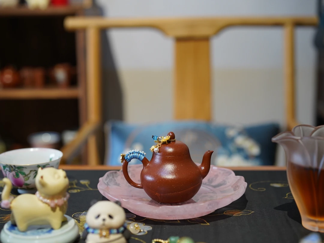 双溪陶紫砂【思婷壶】降坡泥 内推孔 140cc