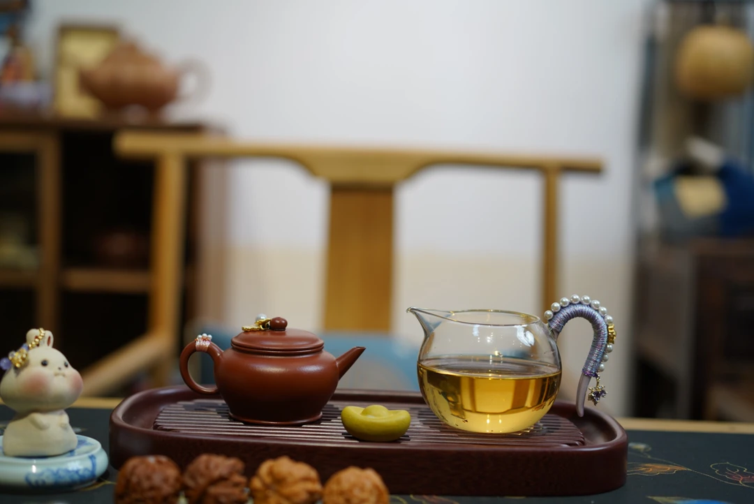 双溪陶紫砂【明式水平壶】原矿朱泥小煤窑 容量150cc