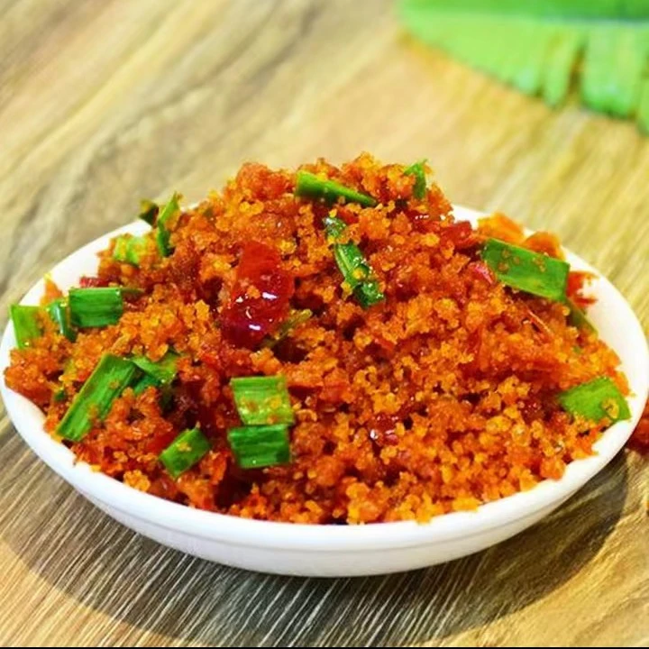 湖北恩施农家炸辣椒渣海椒香辣下饭菜腌制小菜