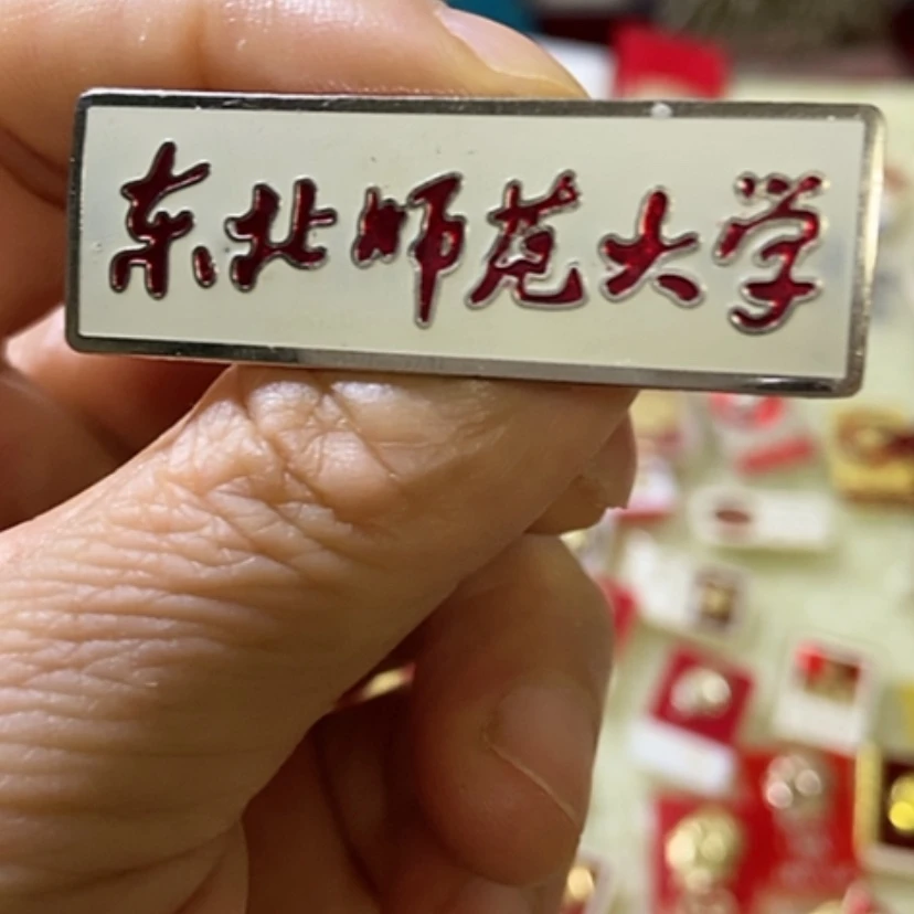 【闪购商品】铝北***了70年代的校徽1枚