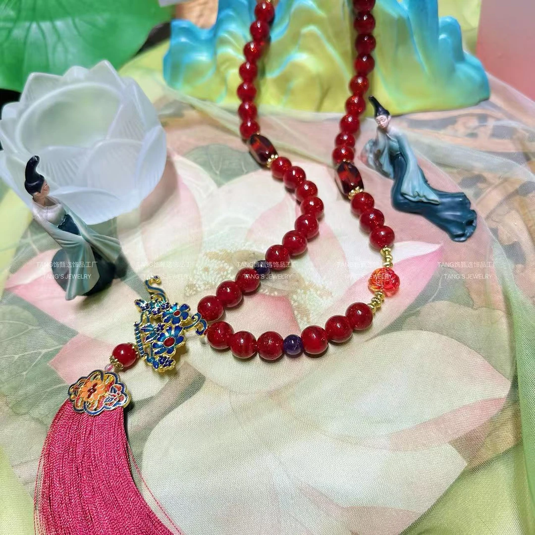 铜项链 新中式国风【安克拉 醉翁亭】百搭项链