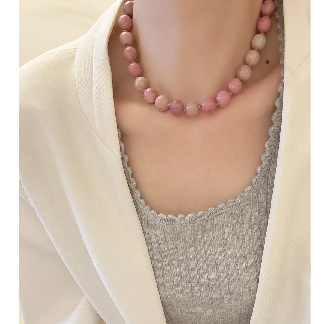 铜项链 项链【塞壬红纹】百搭