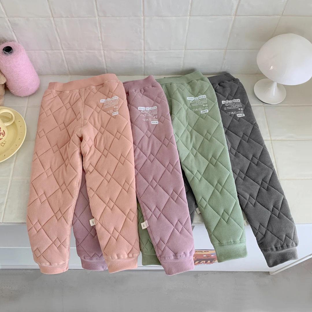 儿童保暖裤男童女童校服神器男孩女孩宝宝打底裤小孩加厚内搭秋裤