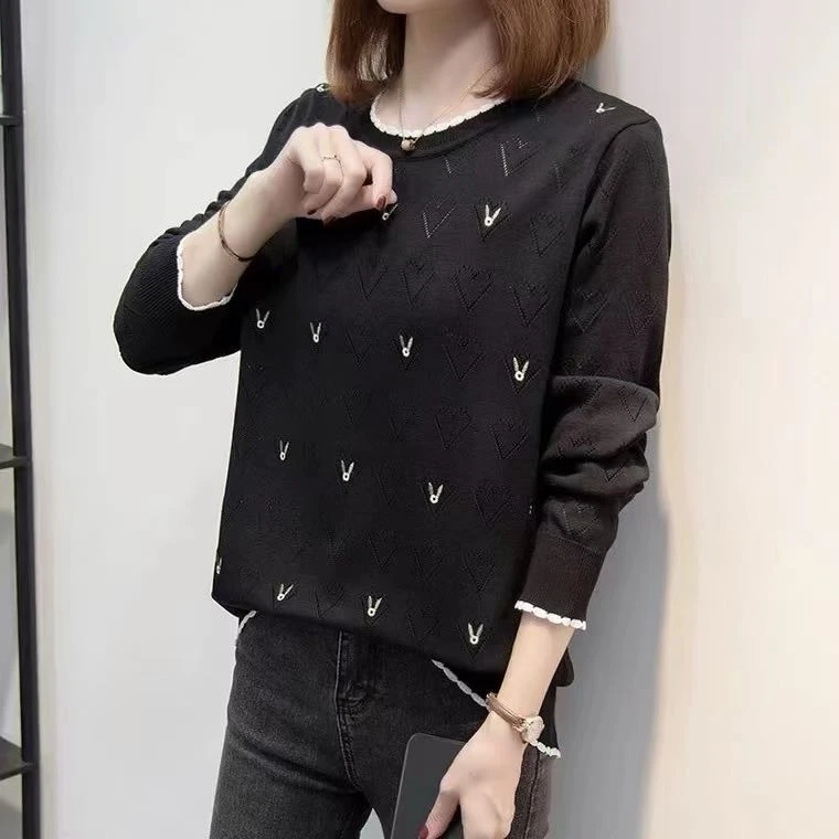 224款 北极绒花边领女款时尚长袖（剪标款）