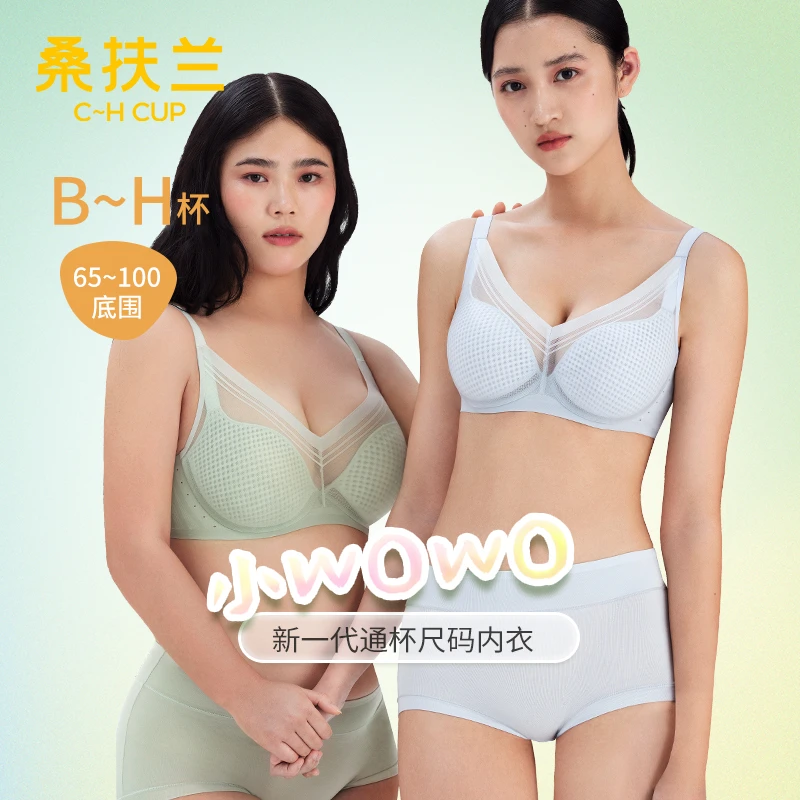 【瑞雪老师专属】桑扶兰防下垂聚拢大胸显小全罩杯带钢圈S8071009