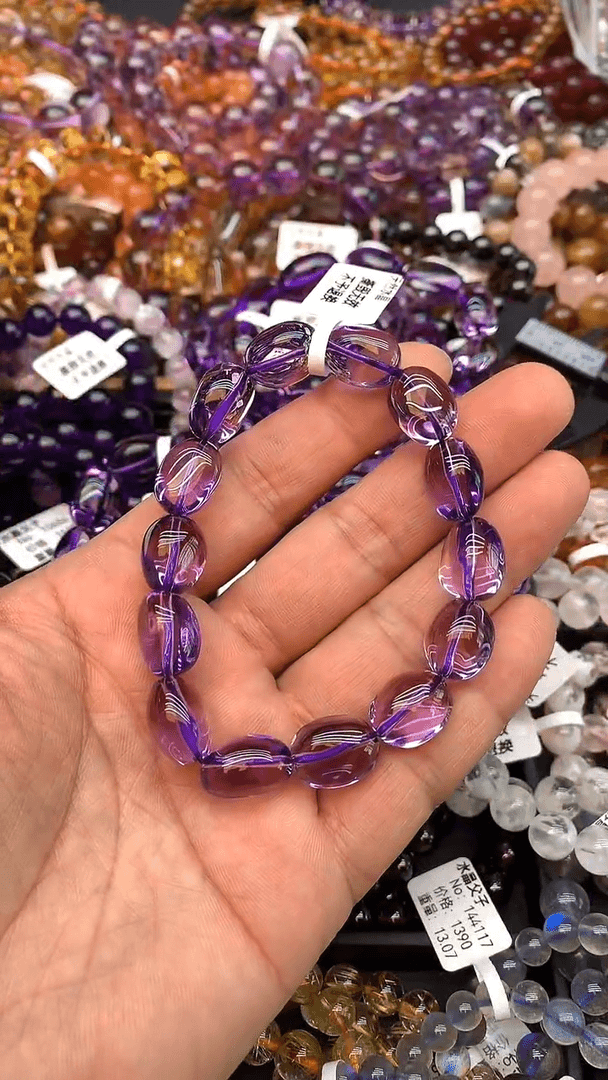 【闪购商品】水晶手链未镶嵌60 紫水晶