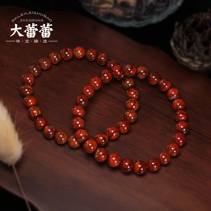 8mm战国红单圈手串-多样性发其一