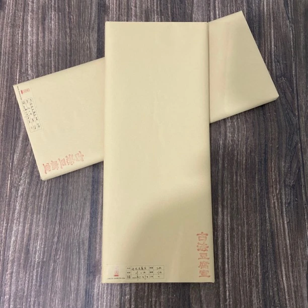 隆記號 四尺古法白色豆腐宣 小楷小行书工艺古法创作宣纸 50张