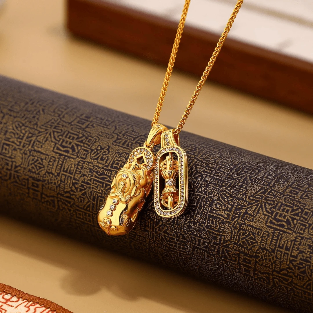 新中式貔貅项链女吊坠精致大气百搭新款锁骨链轻奢新