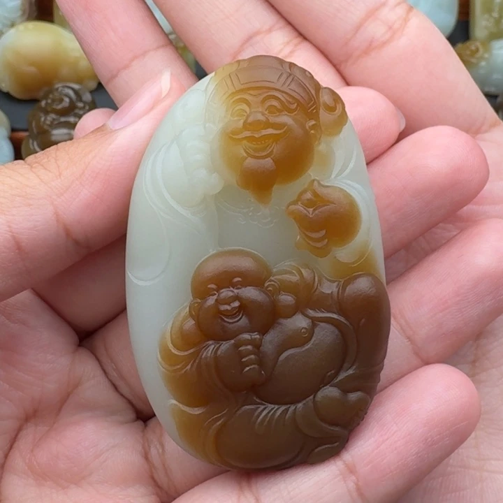 定制和田玉抚****社人财两旺
