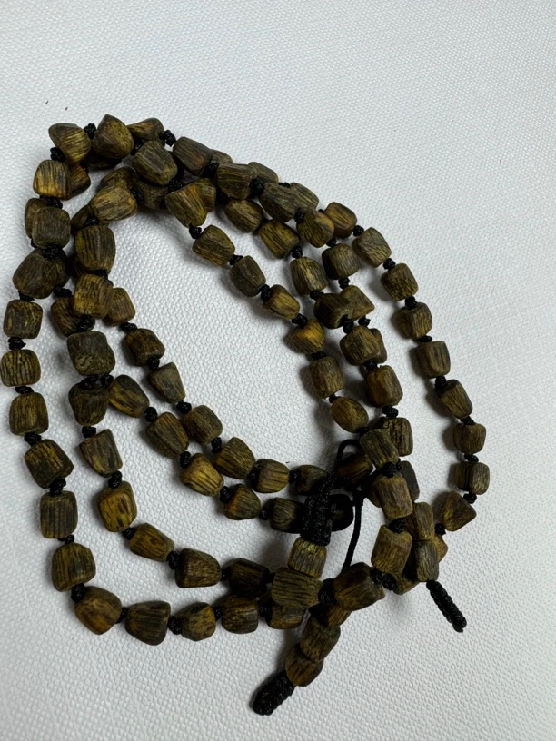 沉香棋楠 树心随形多圈手串0.5/12.6