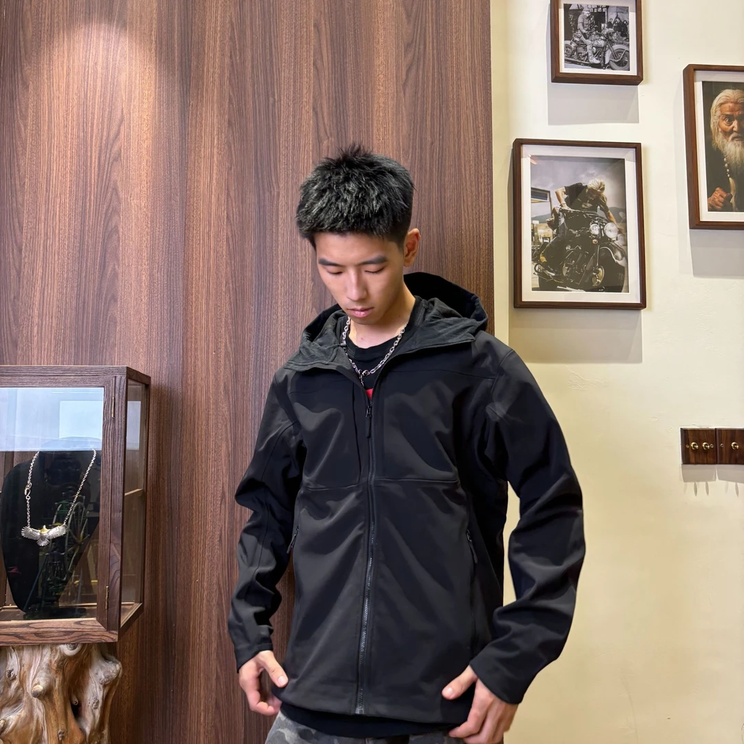 Gamma无标鸟三防秋冬好物冲锋衣户外休闲防风运动软壳连帽春秋