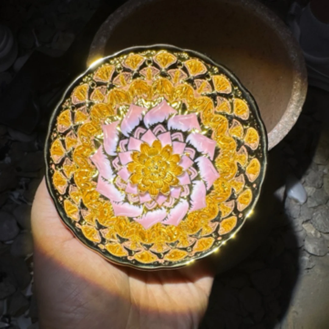 高端茶器 金色十里桃花 主人杯by121