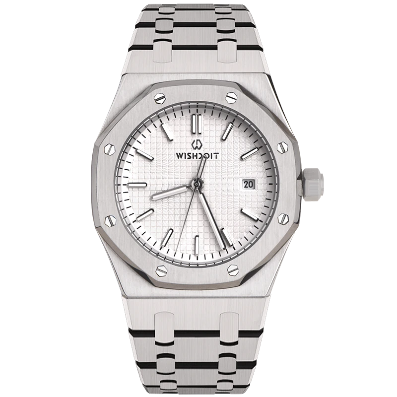 百达钢王系列 潮流奢华高档机械经典男士腕表白9z