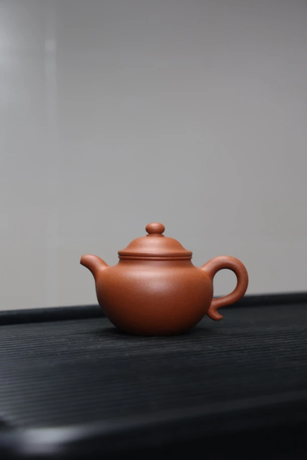 原矿红降坡半手精工大亨莲子壶200毫升