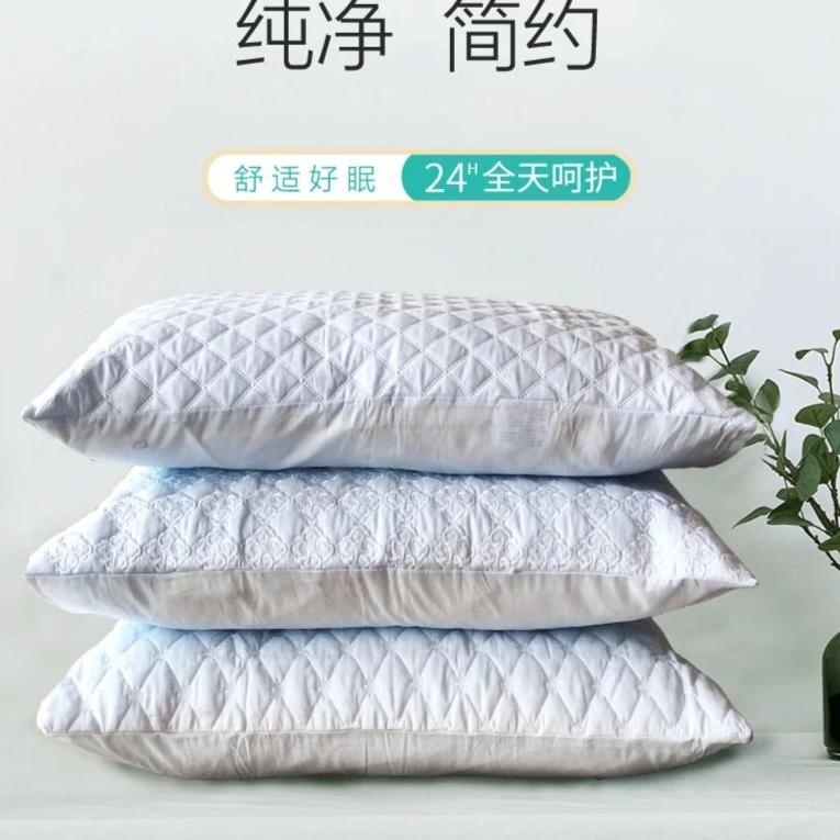 全棉三层夹棉绗缝加厚防脏防渗四季通用吸汗透气枕套两片以上包邮