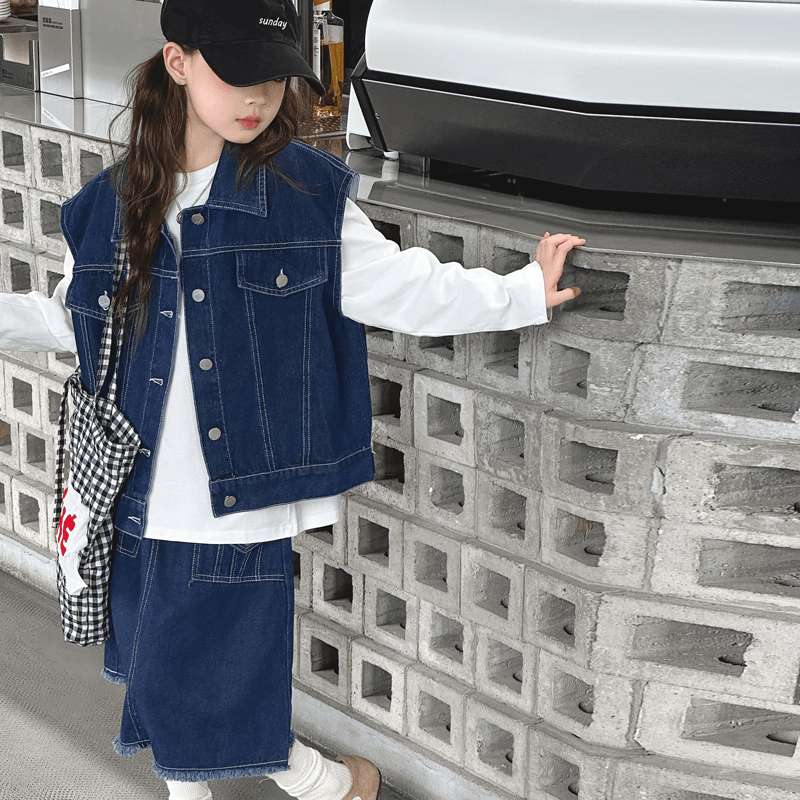 【酷哒仔】女童韩版休闲百搭卫衣2024春秋新款女孩休闲打底衫