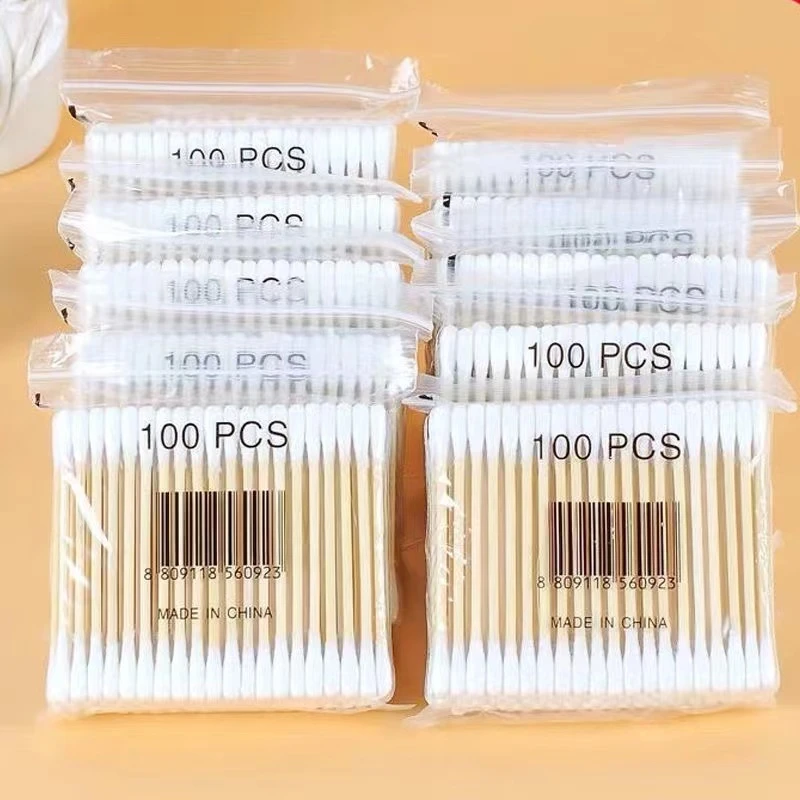 棉签不掉棉一次性双头掏耳棉签