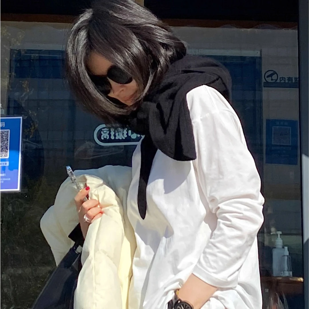 ZZ·DANGDANG菪菪dandan全羊绒欧美三角披肩保暖百搭纯色暗纹围巾