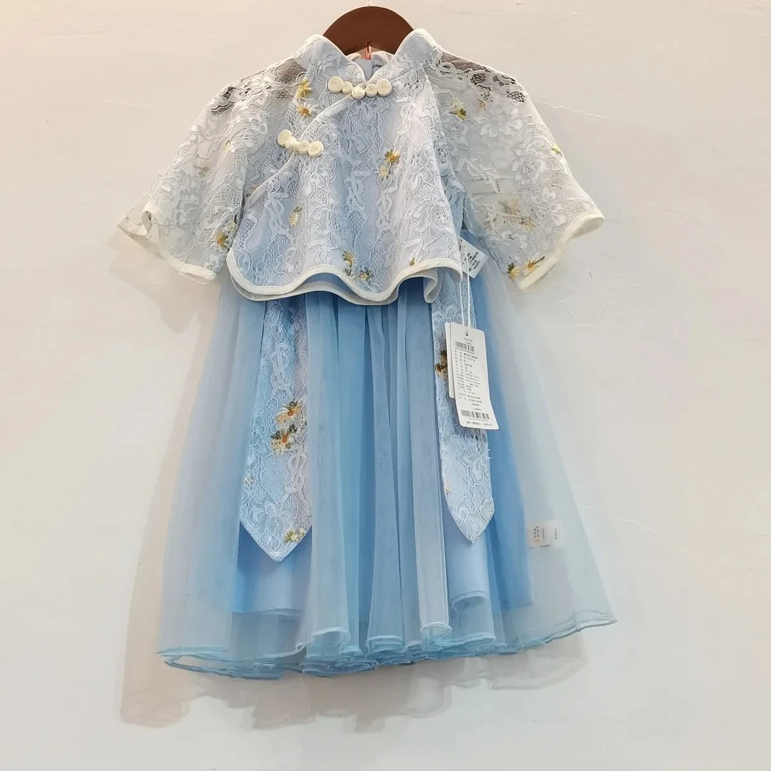 拾装彩衣    女童汉服公主裙两件套