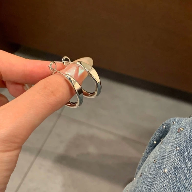 2023年新款爆款潮ins冷淡风耳圈耳环耳钉小众设计高级耳扣耳饰