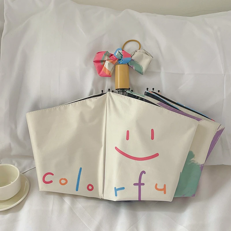 全自动折叠雨伞女复古油画晴雨两用超轻小遮阳太阳伞防晒防紫外线