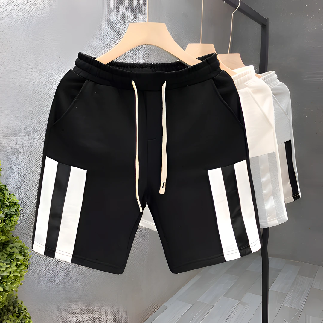 YAOZER夏季新款短裤男士运动休闲裤潮个性韩版运动裤子男时尚拼接