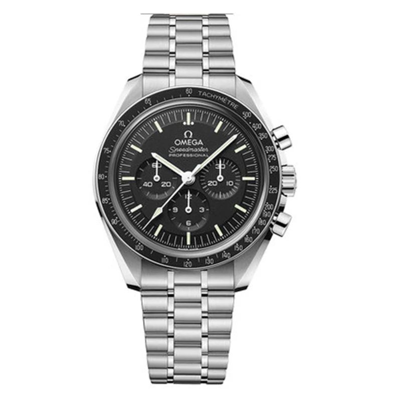 全新未使用 Omega/欧米茄 超霸系列/公价56500/表镜42mm/黑盘时尚