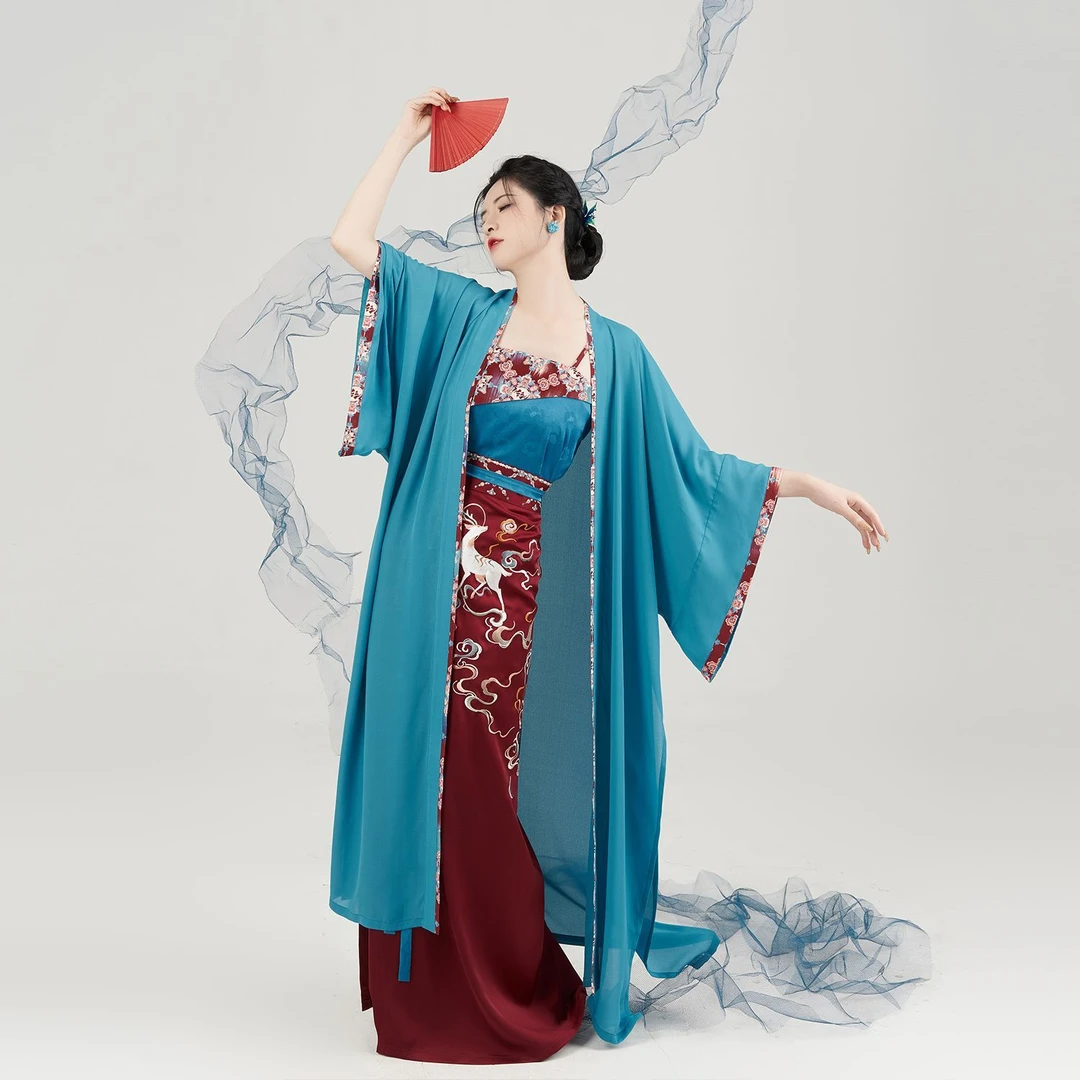 织造司原创宋制汉服[云鹿归鸿]成人马面马面裙中国风夏季新款