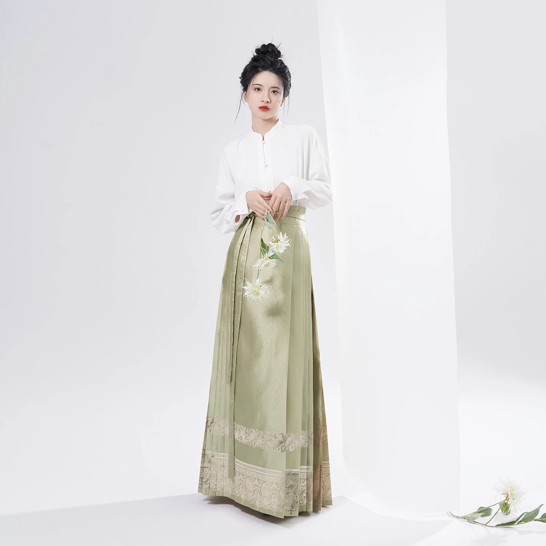 织造司原创明制汉服[吉桃福鲤]马面马面裙新款爆款女款国风上衣
