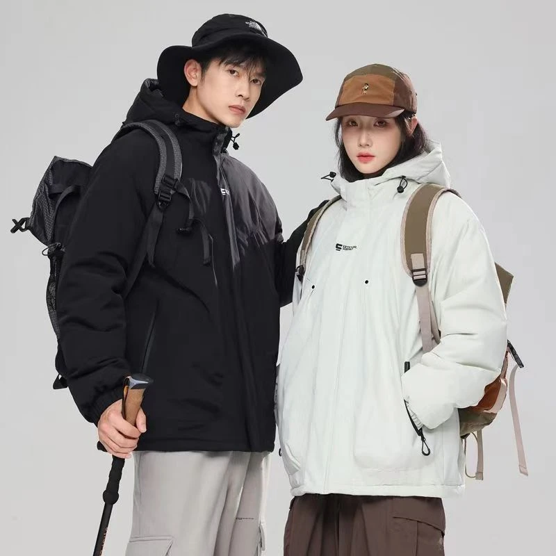 2024冬季男女同款时尚潮流户外宽松棉衣时尚百搭棉服756