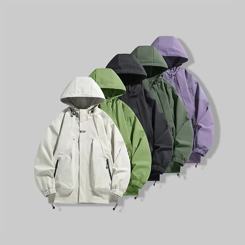 2024春秋季男女同款时尚潮流户外宽松外套时尚百搭夹克LX745