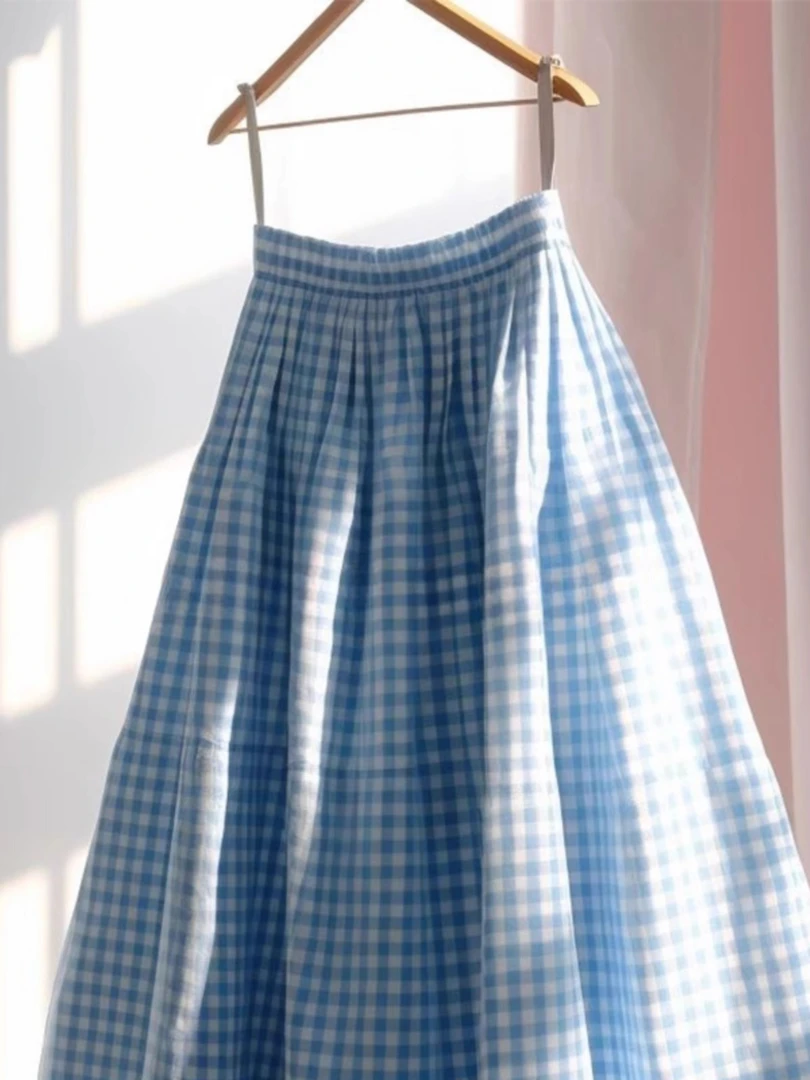 独特别致绝美格子半身裙子女2025新款时尚洋气爆款高级感超好看秋