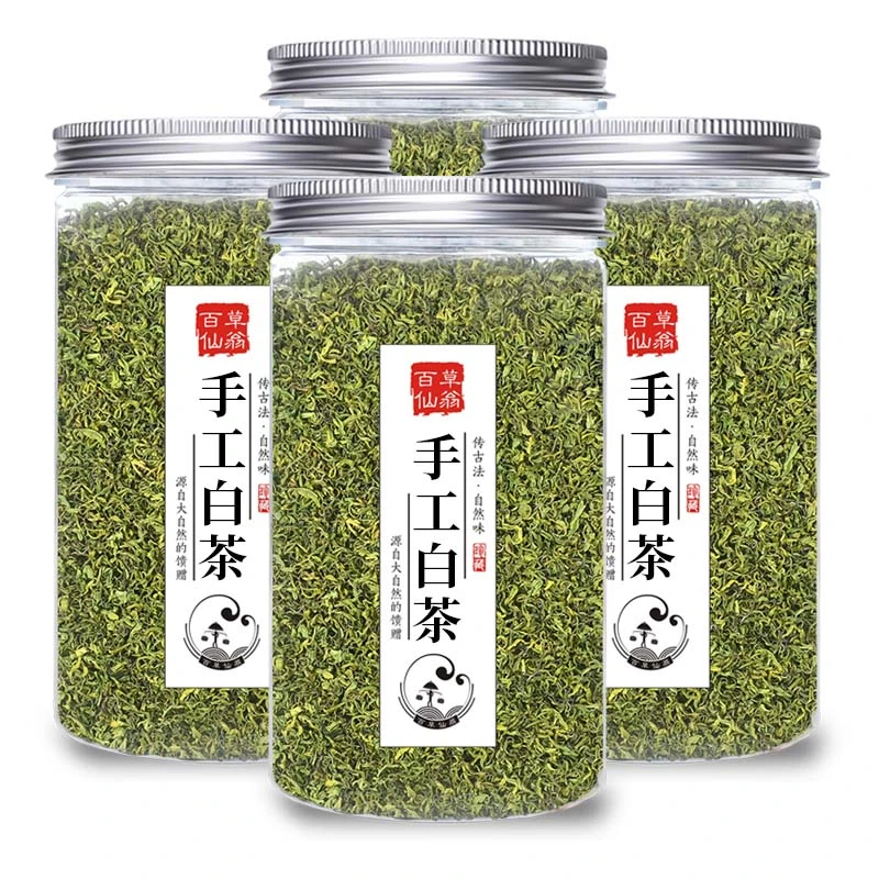 手工白茶2025新茶雨前罐装珍稀鲜爽散装白茶浓香型高山绿茶茶叶