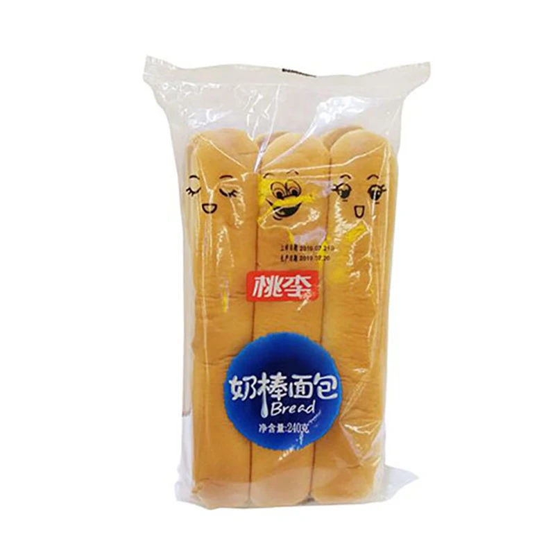 桃李奶棒面包 240克