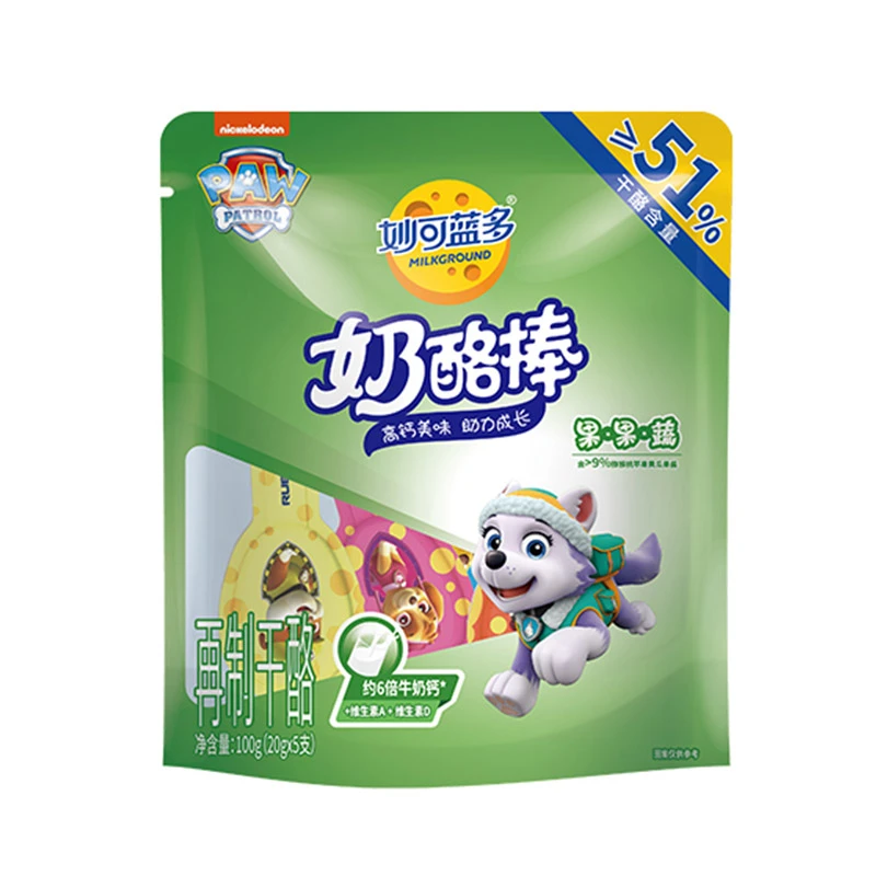 妙可蓝多奶酪棒果果蔬 100g(20g*5支)