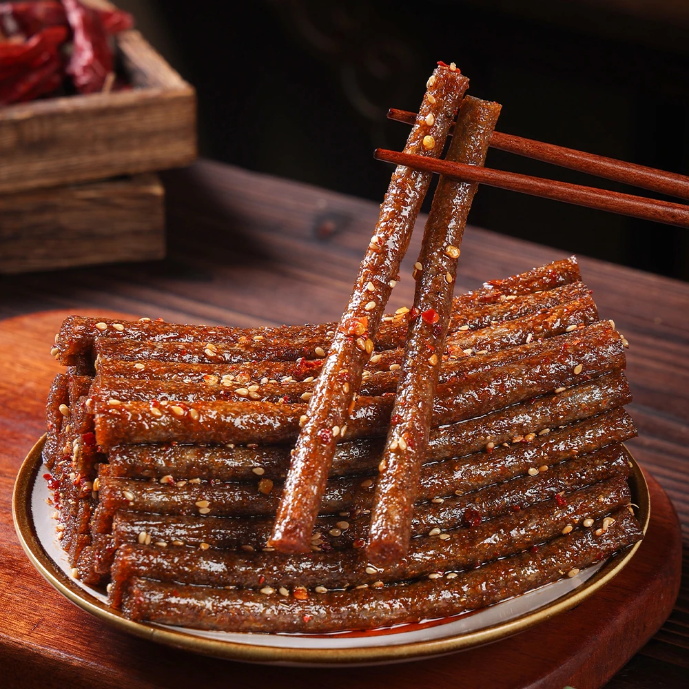 【9·9到手4大包】大长筋魔鬼辣棒辣条童年味道小时候的网红校园零食