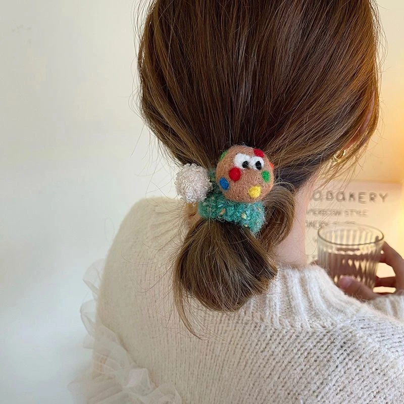 可爱曲奇发圈女高弹力耐用加粗毛巾圈头绳2022年新款扎头皮筋头饰