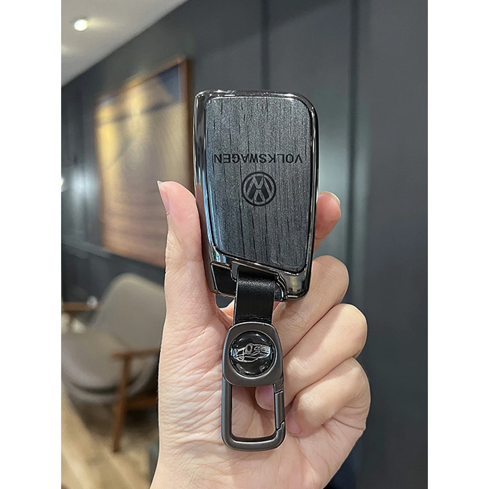 大众钥匙套高级速腾宝来迈腾polo帕萨特cc探岳朗逸途观L包扣壳男