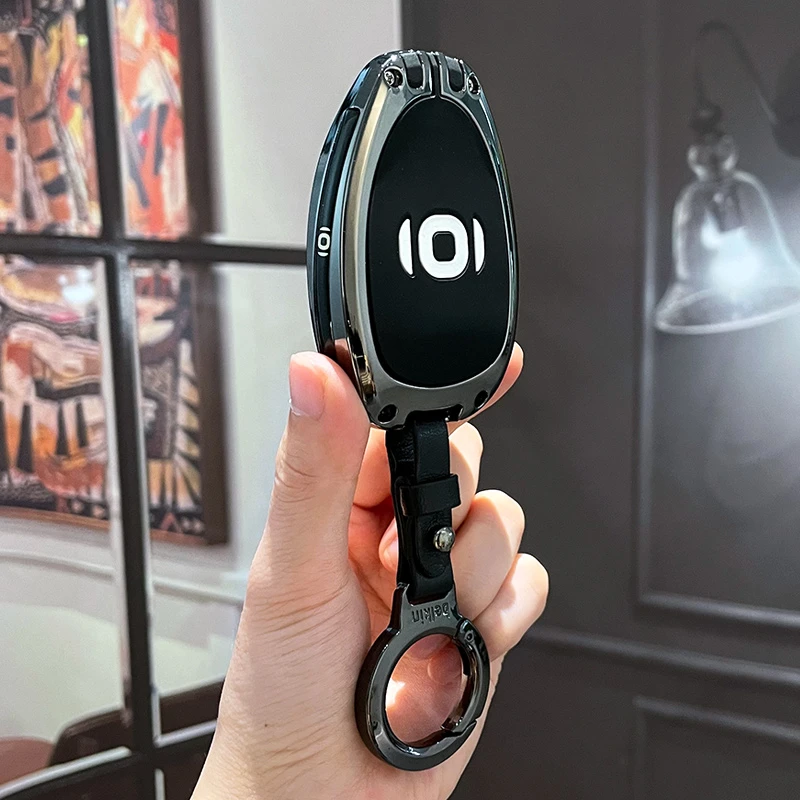 适用长安启源A07钥匙套起源A05/A06/125MAX汽车遥控金属壳包扣男