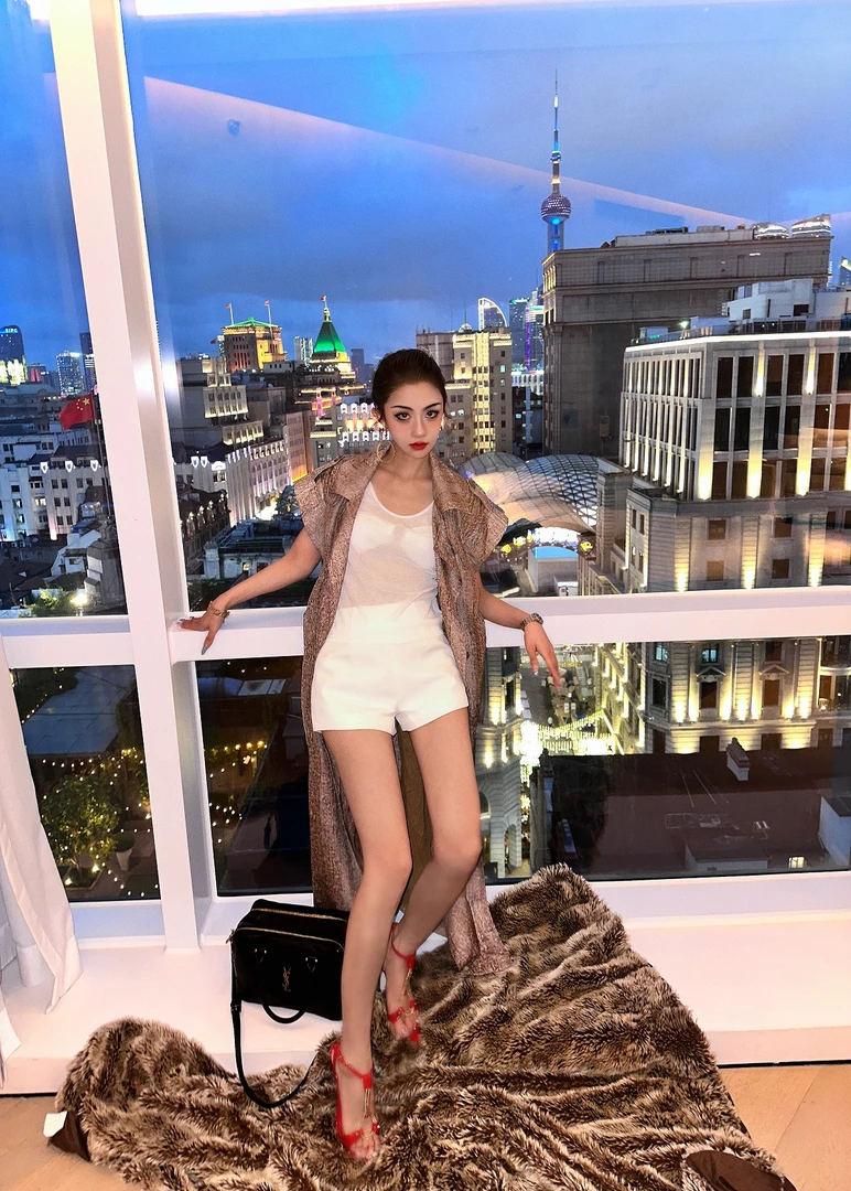 MyloveLeo “零压感纸片风衣”气质休闲时尚外套（衣长122）