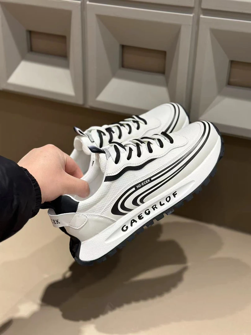 夏季增高鞋男网面透气休闲厚底高级感板鞋轻奢内增高男鞋10cm隐形