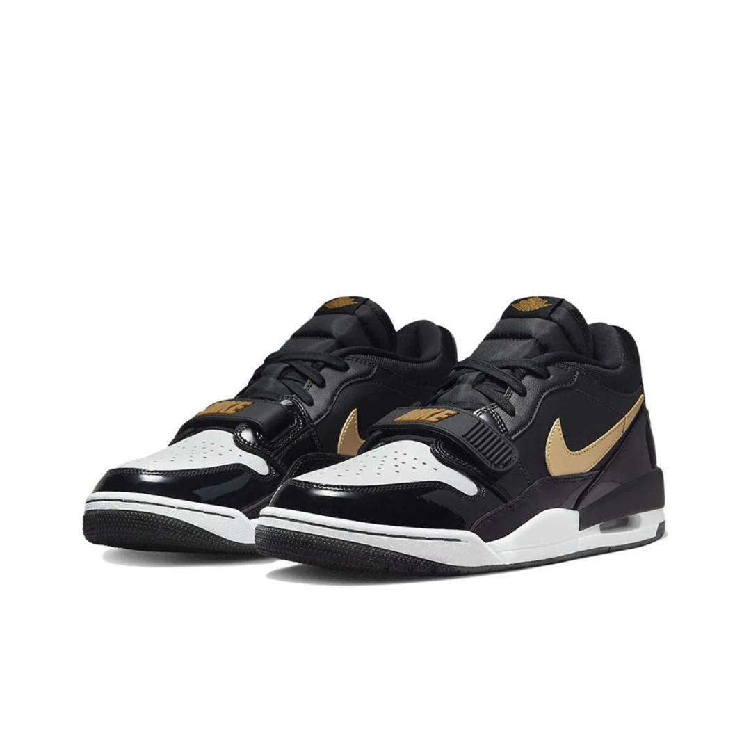 Air Jordan Legacy AJ312 Low 黑金AJ 男子 低帮 休闲 篮球鞋